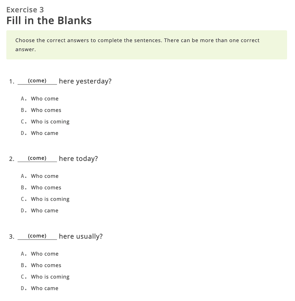 DMM英会話の教材様子