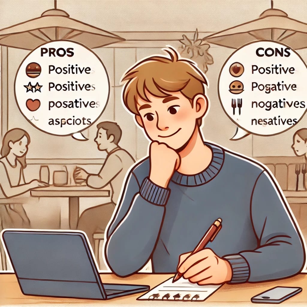 DMM英会話プラスネイティブプランのメリットとデメリットを調べている学生