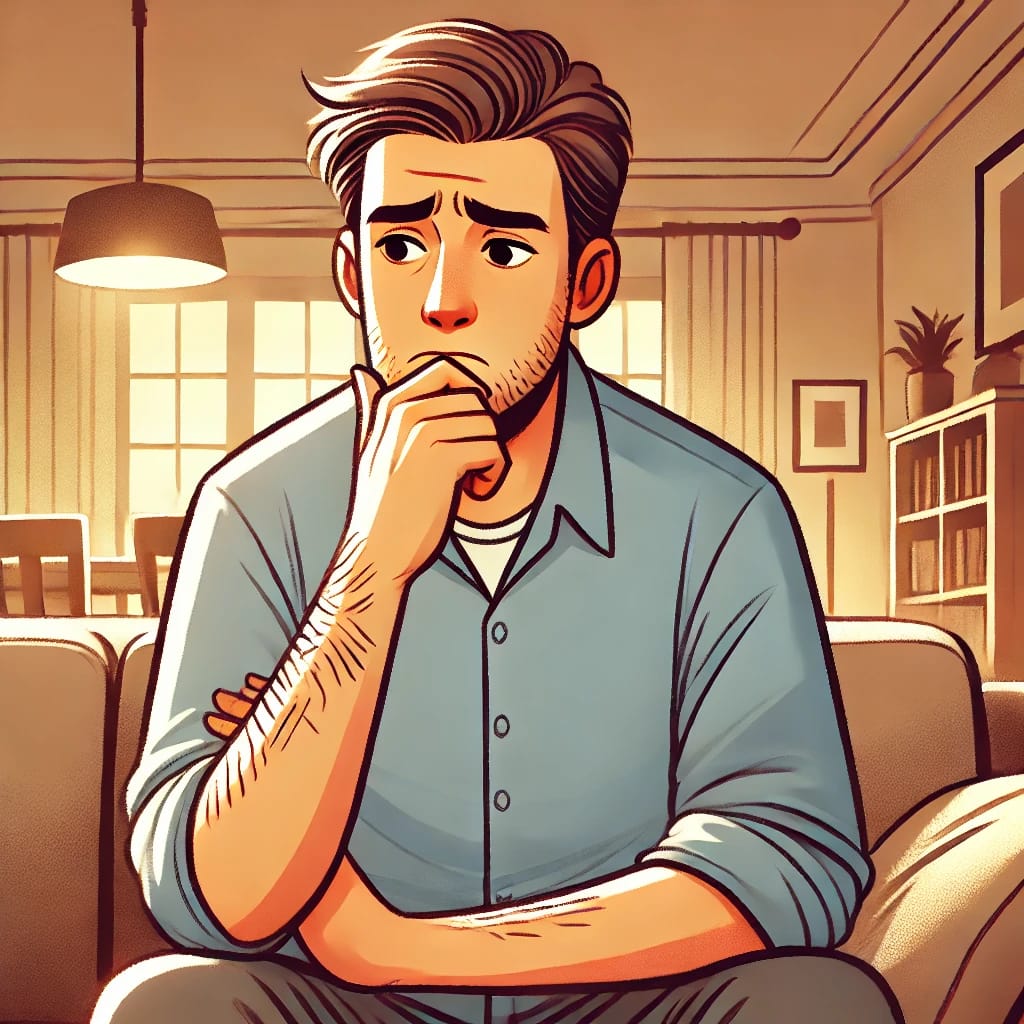 他社と比べてDMM英会話は効果的なのか悩んでいる男性