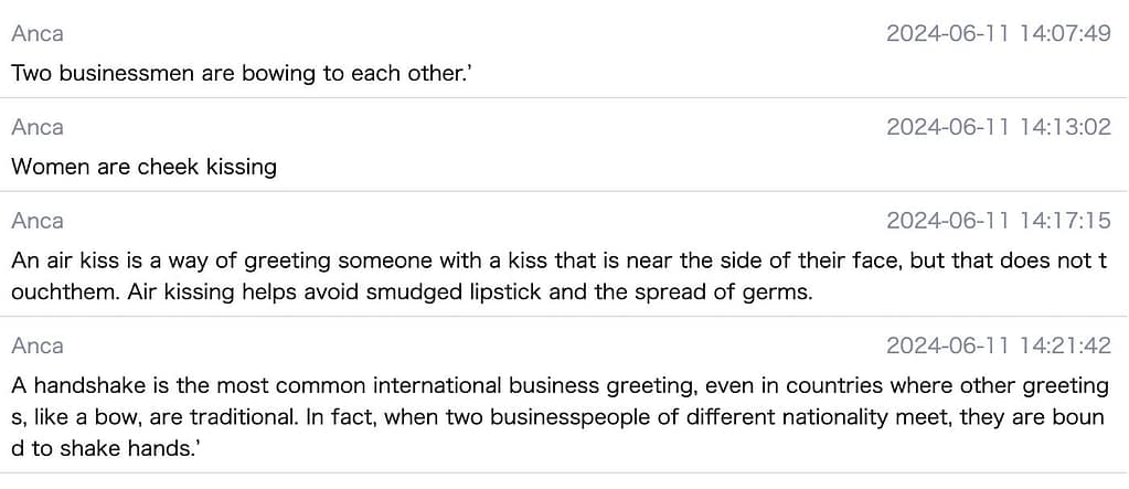 QQ Emglish講師による添削様子