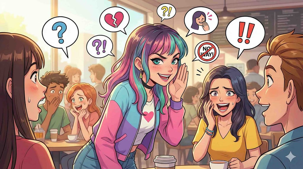 クラウティで予約できないという噂が流れている原因を知る大学生たち