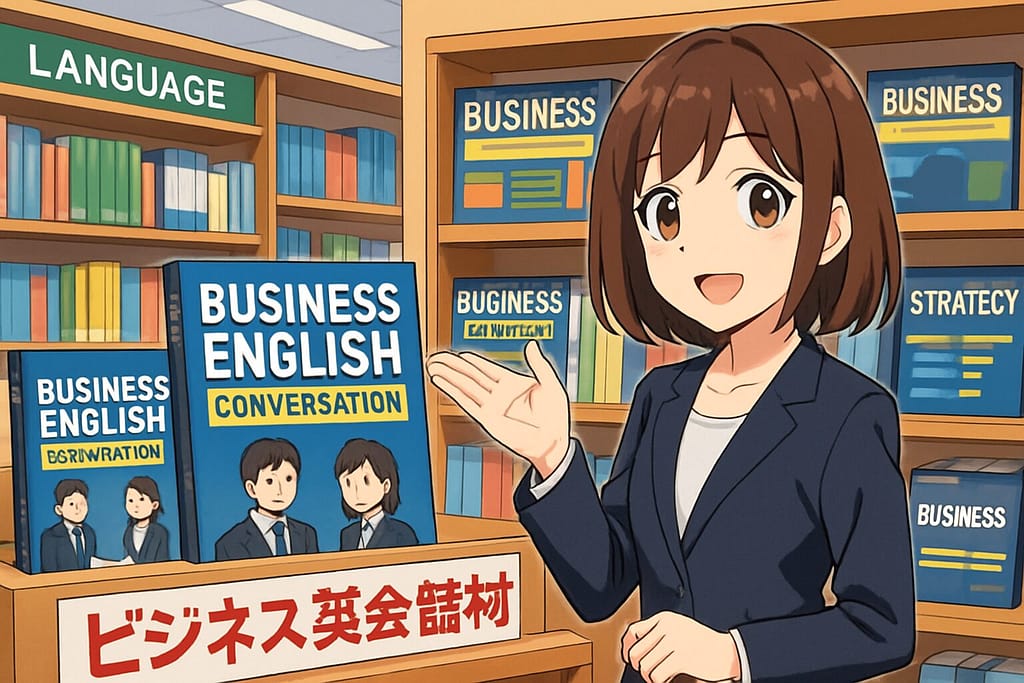 DMM英会話のビジネス英会話教材の英語学習効果を検証している女性