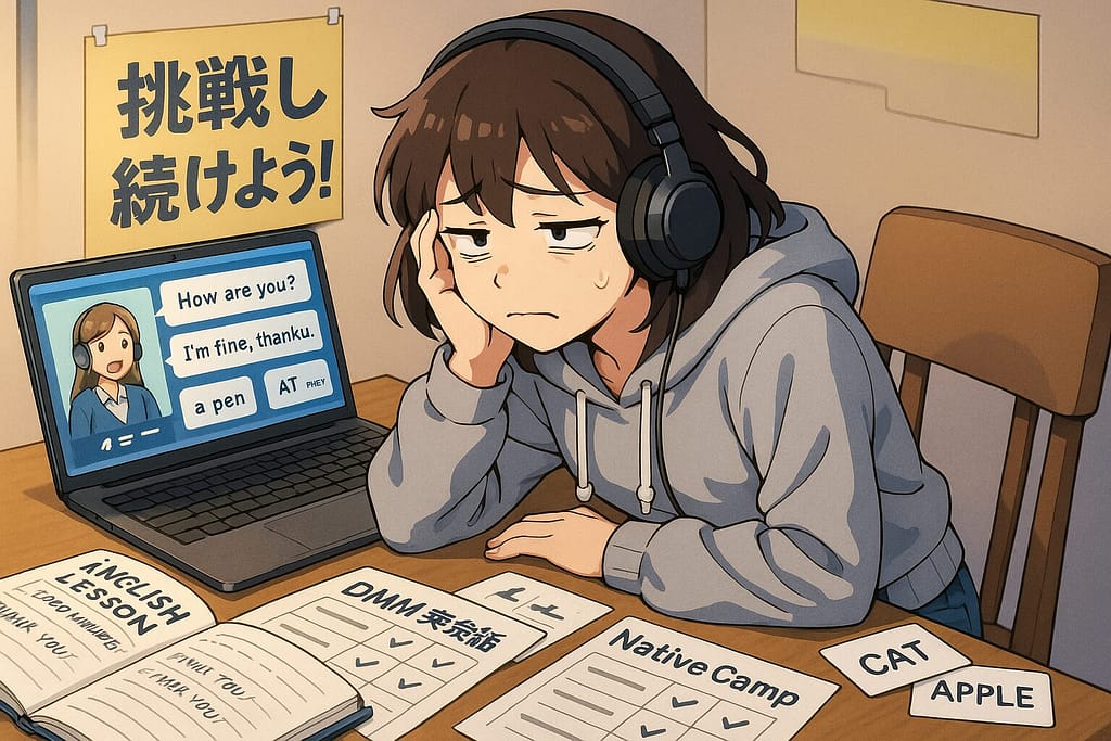 高い目標を設定しすぎて疲れてしまった留学生