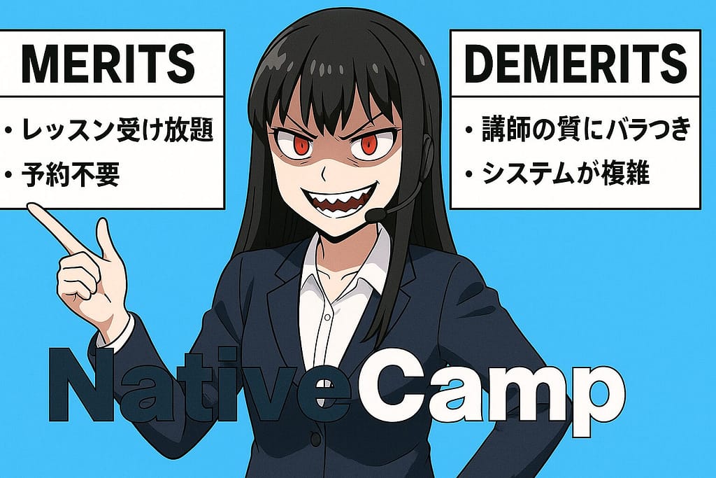 ネイティブキャンプの良いところと悪いところ
