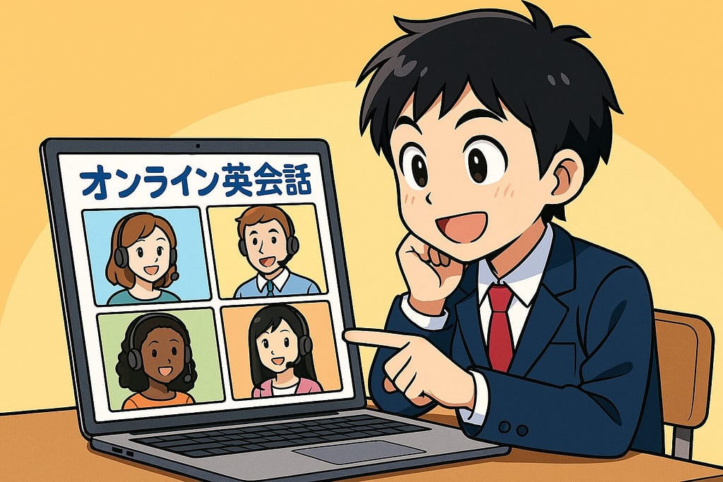 おすすめなレアジョブ講師の選び方を学び選んでいる男子学生