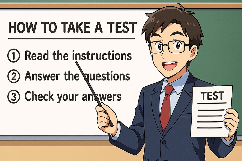 Kimini英会話スピーキングテストの受け方を教えている先生