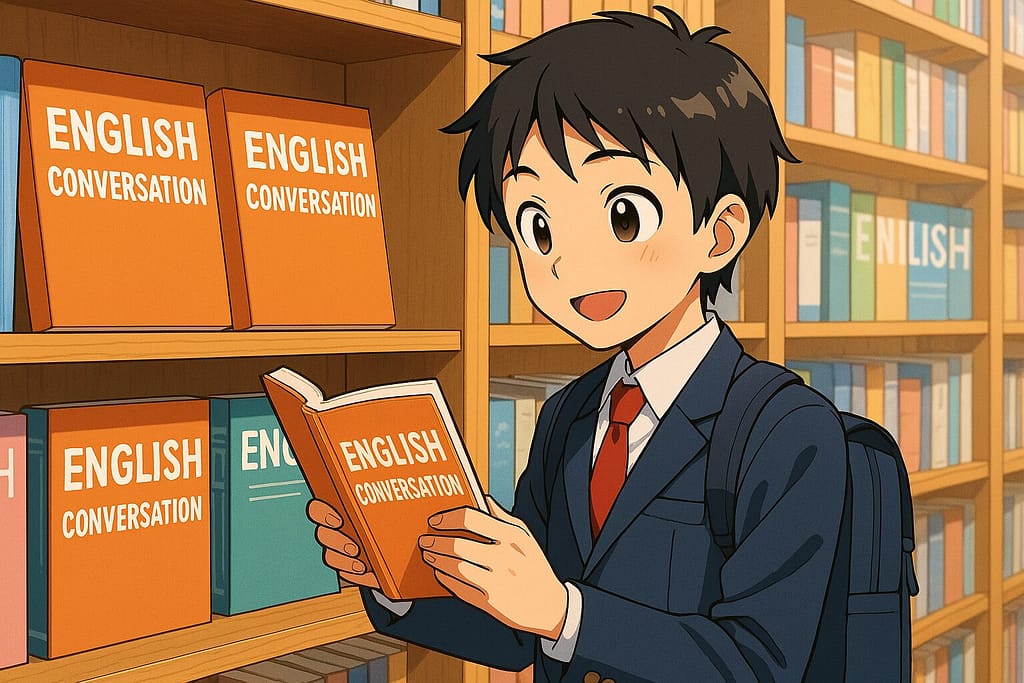 レアジョブ教材の選び方を学んでいる学生
