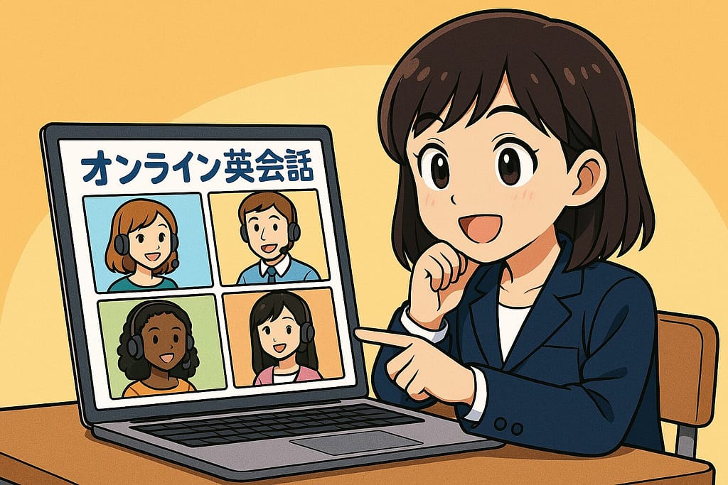 初心者向けおすすめレアジョブ講師を選んでいる女子学生