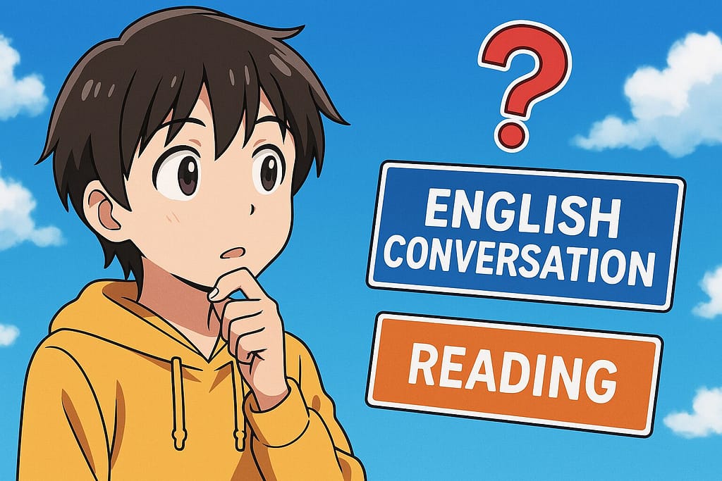 Camblyは英語ができない初心者に向いているのか考えている男性