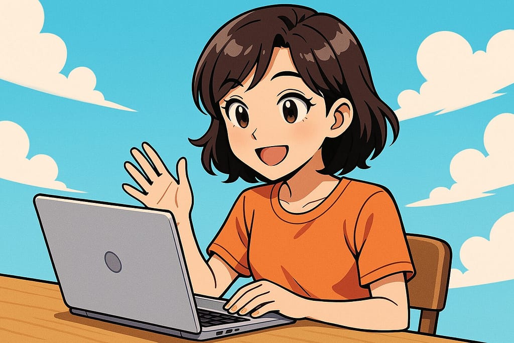 クラウティ無料体験に申し込んでいる女性