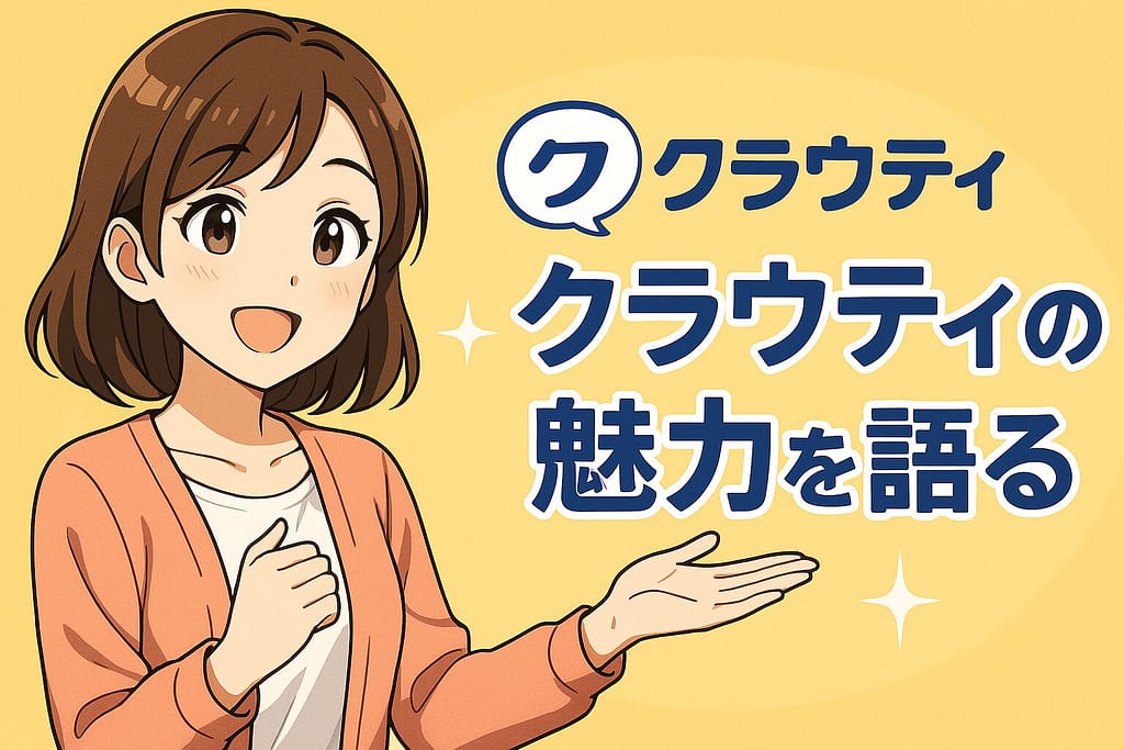 クラウティの魅力を語る優しい女性