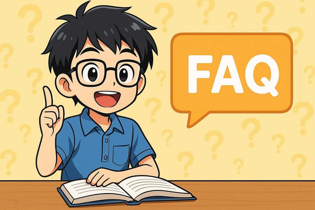 ワールドトークのよくある質問に答える小学生