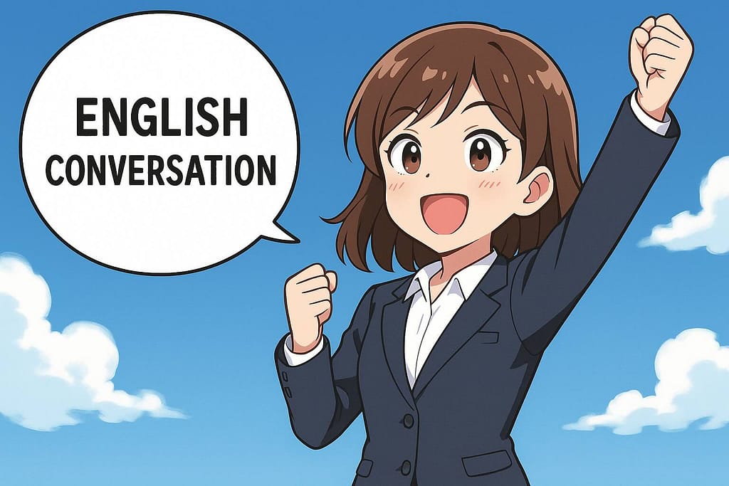 DMM英会話で感じたビジネス英語の成長を感じて喜ぶ女性社員