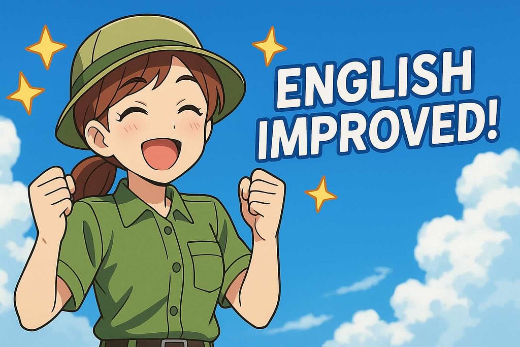 DMM英会話をやってみて成長した女性