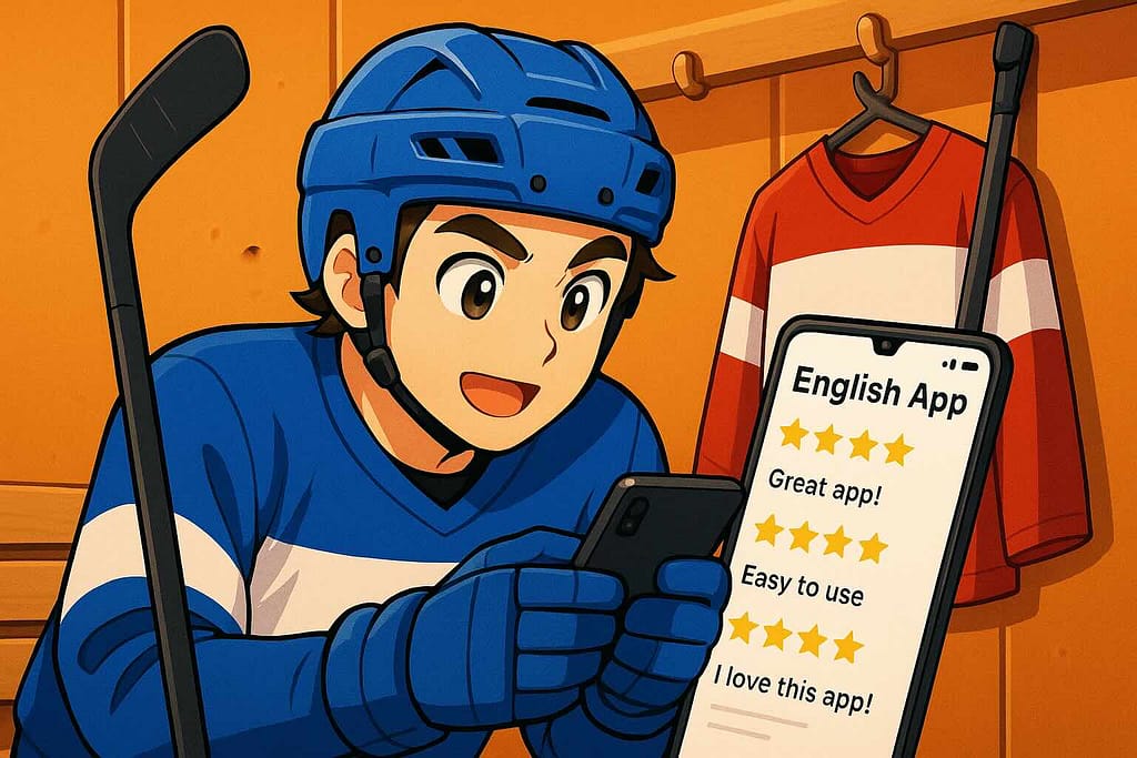 ぼくらの瞬間英作文の口コミや評判を調べる男性