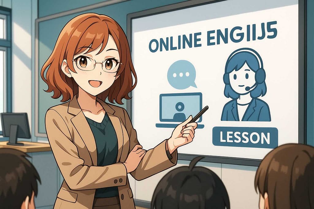 週3回プランのおすすめオンライン英会話を紹介する女性講師