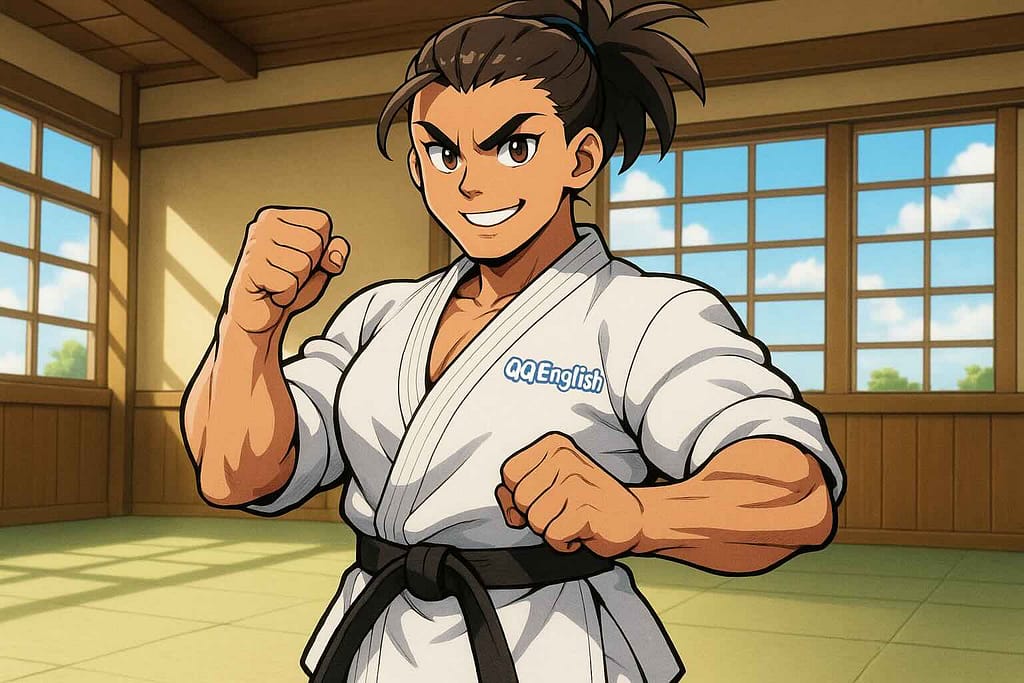 QQ Englishをおすすめする屈強な女性武道家