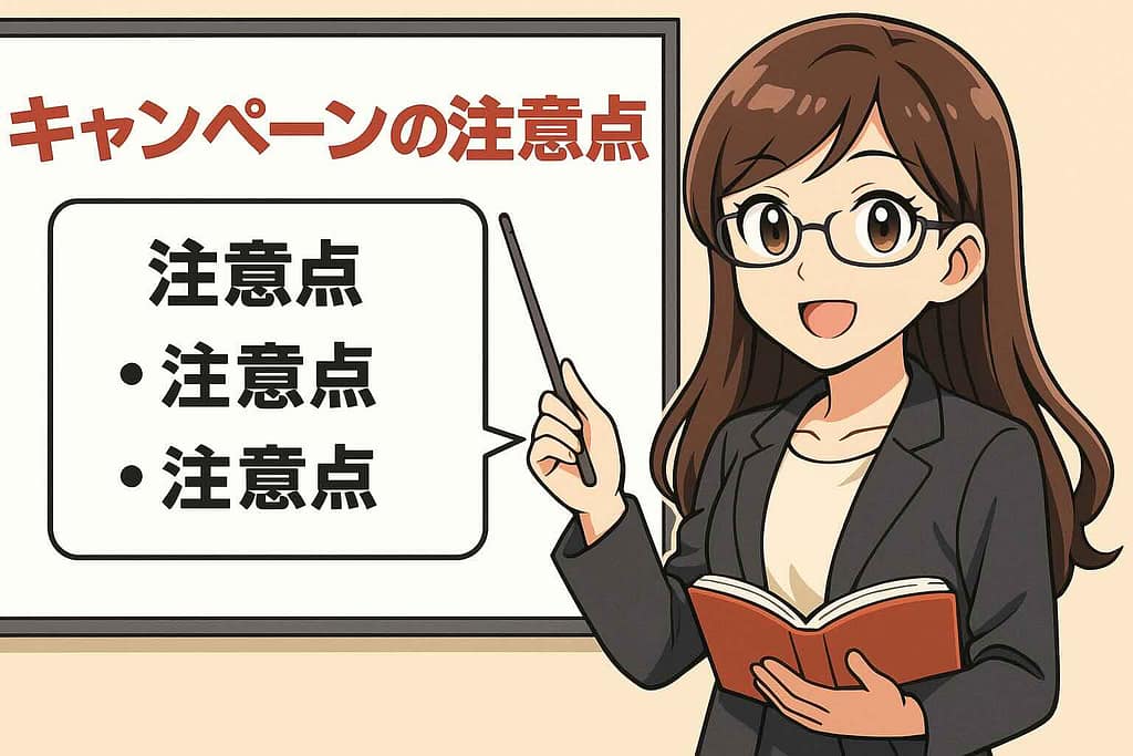 Kimini英会話キャンペーンの注意点を解説する女性講師