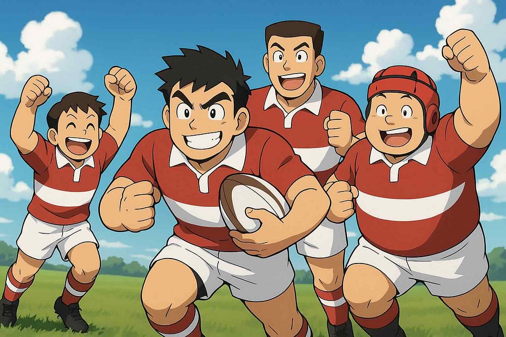 デュオリンゴでオフラインになる時の解除方法を実践し喜ぶラグビー部員