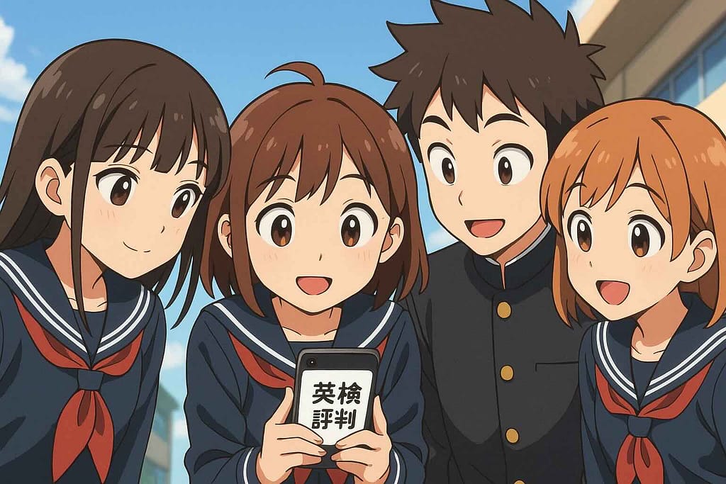 デュオリンゴが英検対策になるのか調べている学生たち