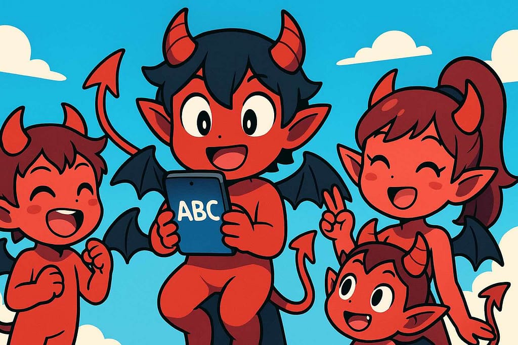 Duolingo Maxを試してみた感想を述べる悪魔たち