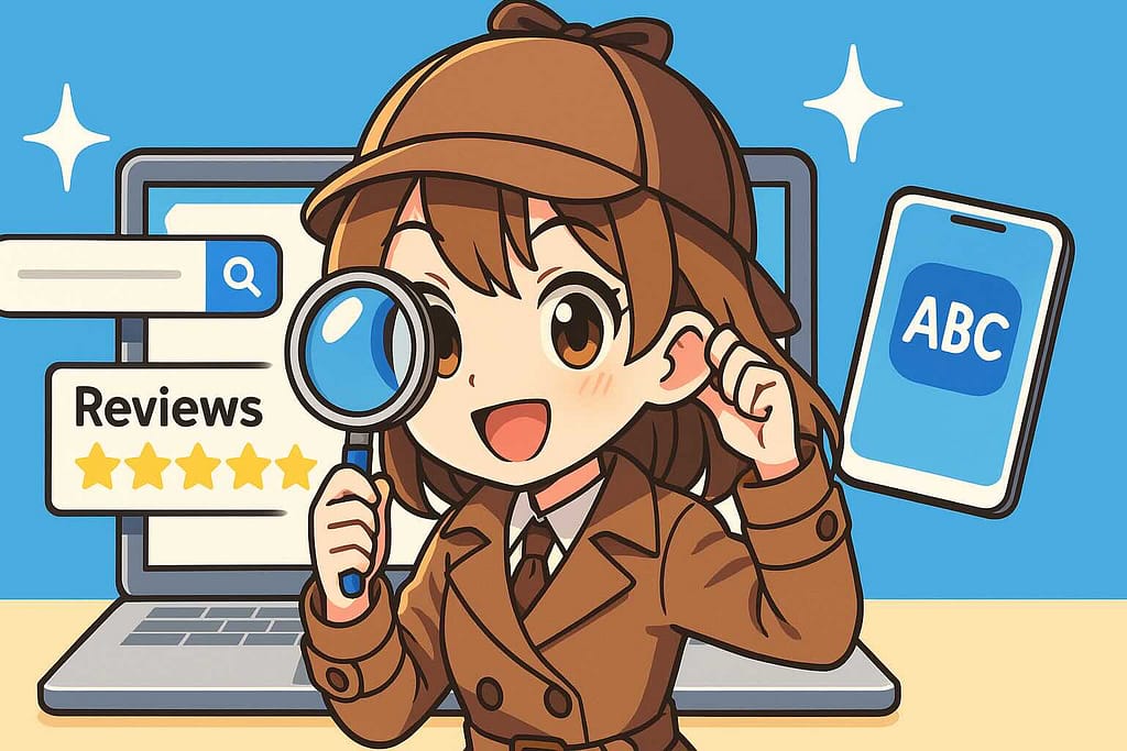 ハロートークの評判や口コミを調べている名探偵