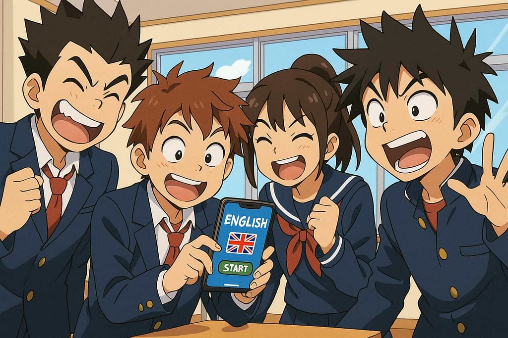 YouGlishの使い方を学ぶヤンチャな中学生