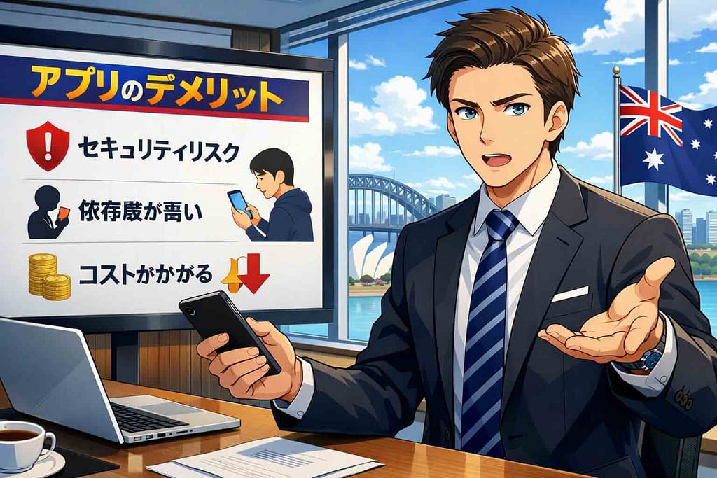 パタプライングリッシュのデメリットについて語る社員