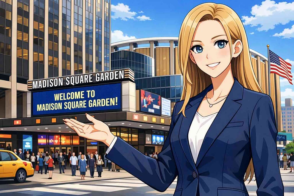 voicetubeの特徴を説明するアメリカ人女性