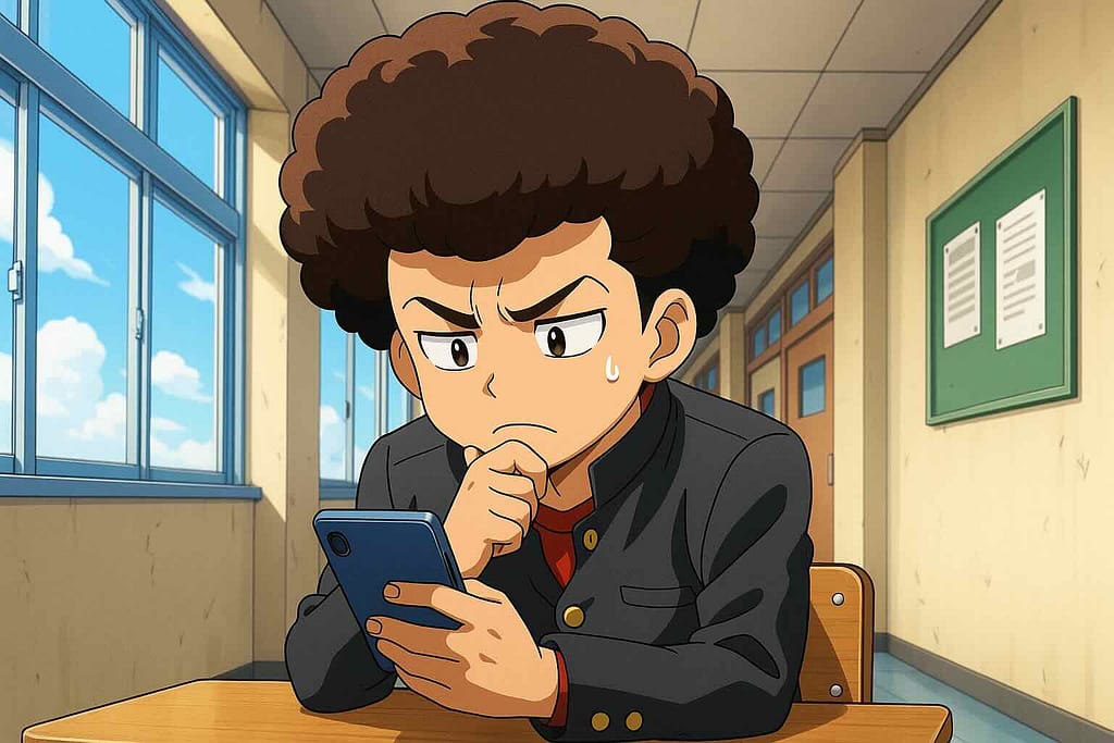 YouGlishは有料にすべきか悩むアフロ中学生