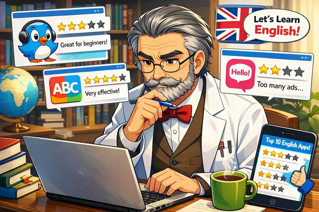 発音博士の口コミや評判を調べている博士