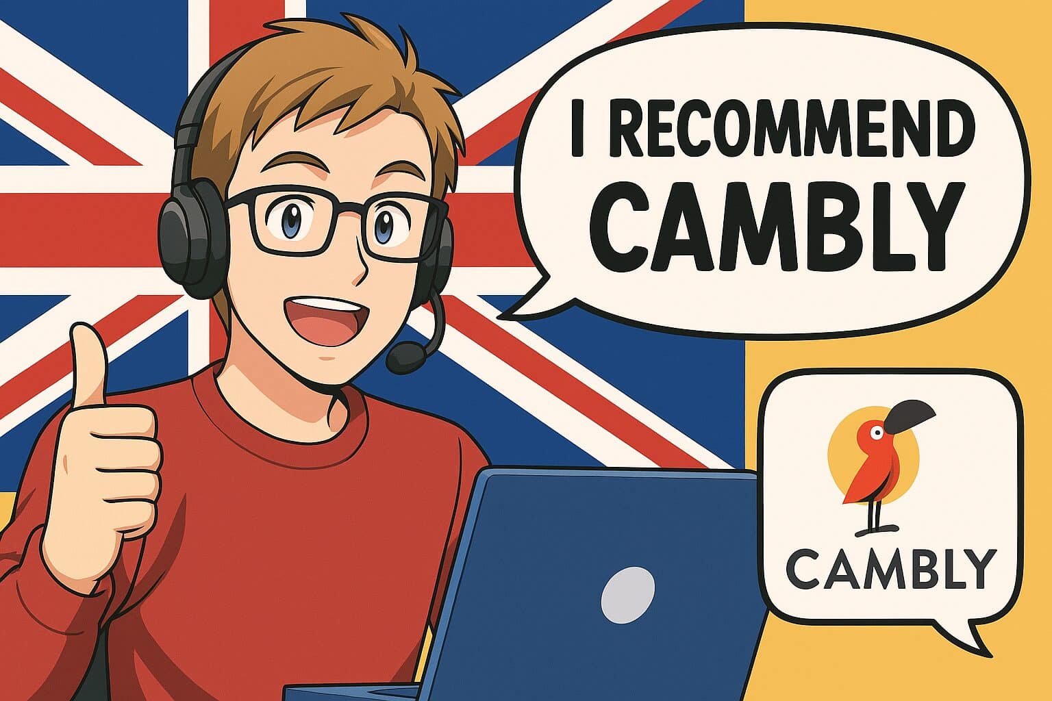 Camblyをおすすめしているイギリス人講師