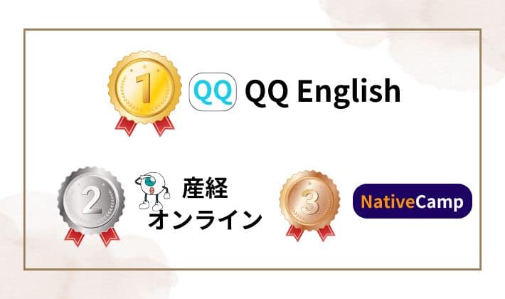 週1でやりたい方におすすめなオンライン英会話BEST3