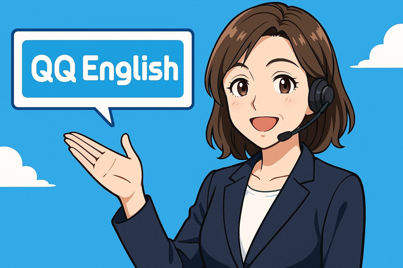 QQ Englishをおすすめしている40代女性講師