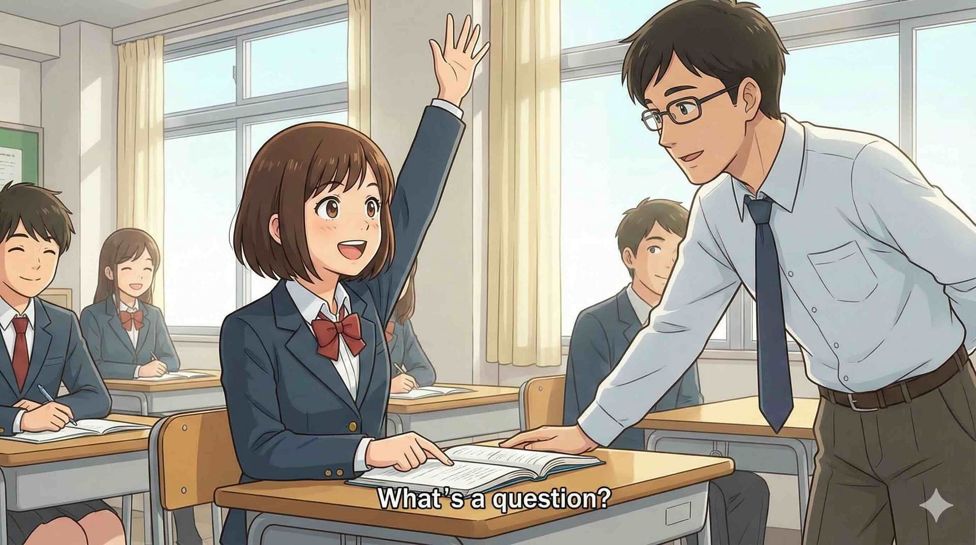 クラウティの予約に関するよくある質問する女子高生