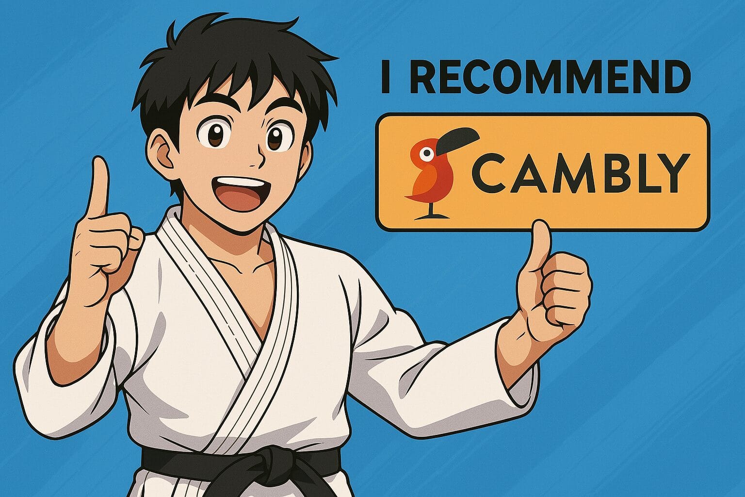 Camblyをお勧めしている柔道家