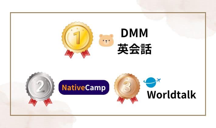 日本人講師がいるオンライン英会話BEST3