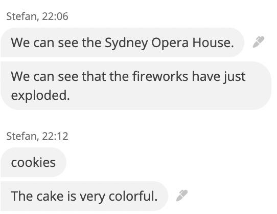 Stefanによるフィードバック