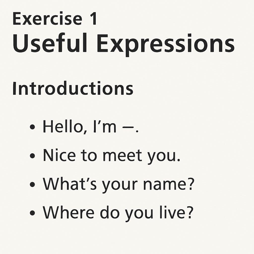 DMM英会話のテキスト例1
