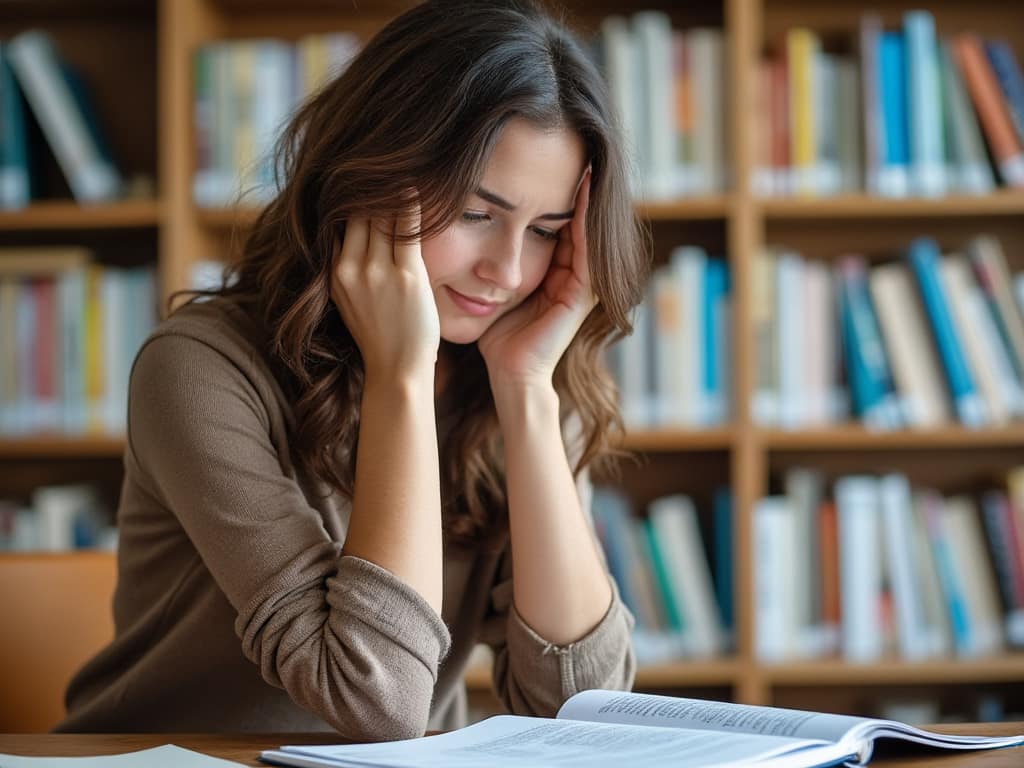 講師が何言っているかわからないのでどうにかしようとしている女性