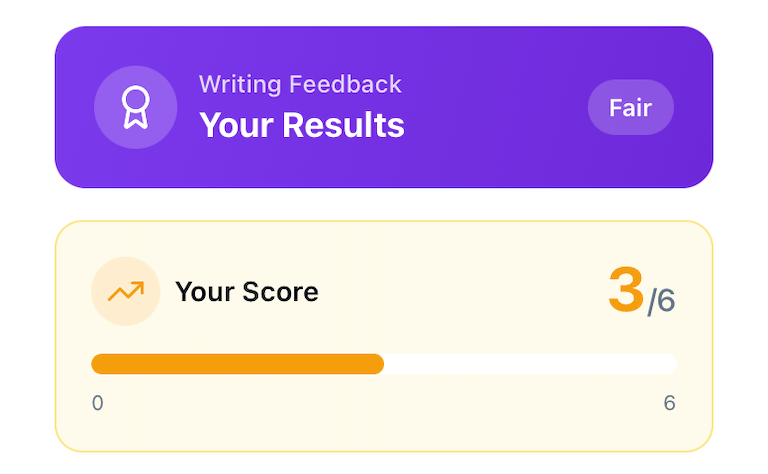 LinguaTOEFLのWrite an Emailの回答結果